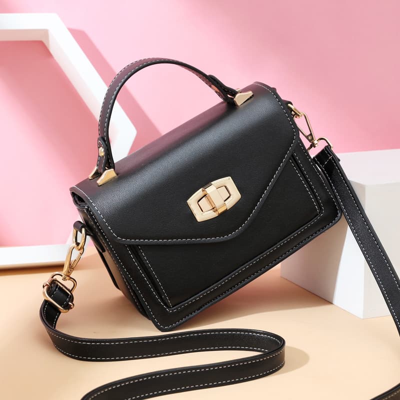 Primavera verão pequena bolsa feminina 2026 novo estilo textura na moda Popular bolsa mensageiro de couro macio versão c