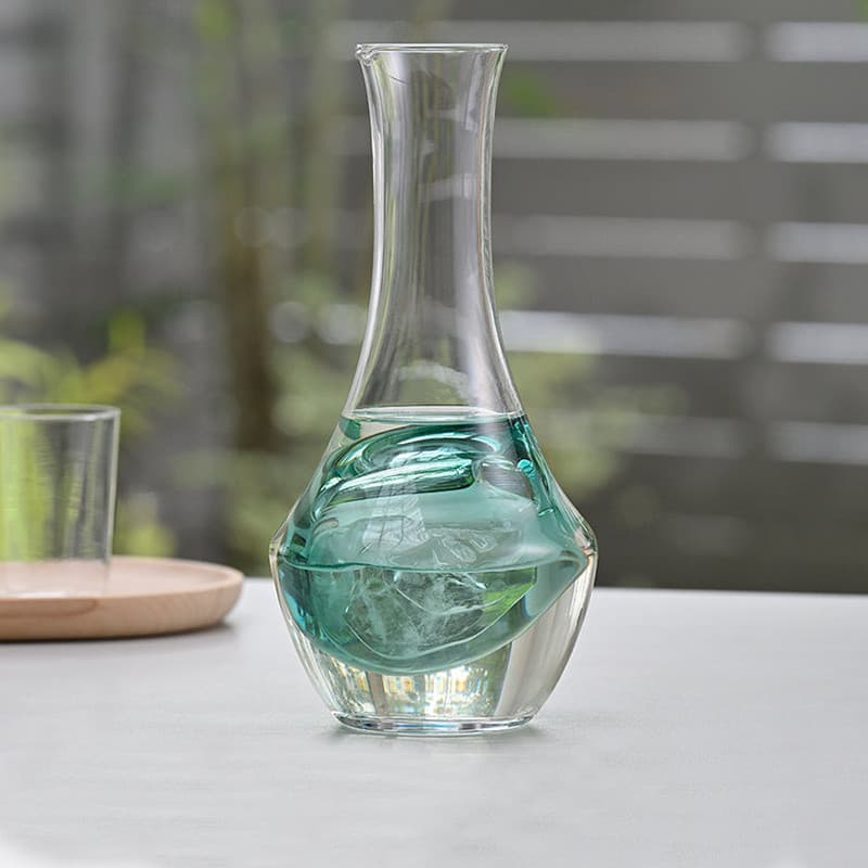 HARIO artesão feito à mão vidro fabricante de vinho gelo garrafa de vinho frio estilo japonês vinho branco dispensador d