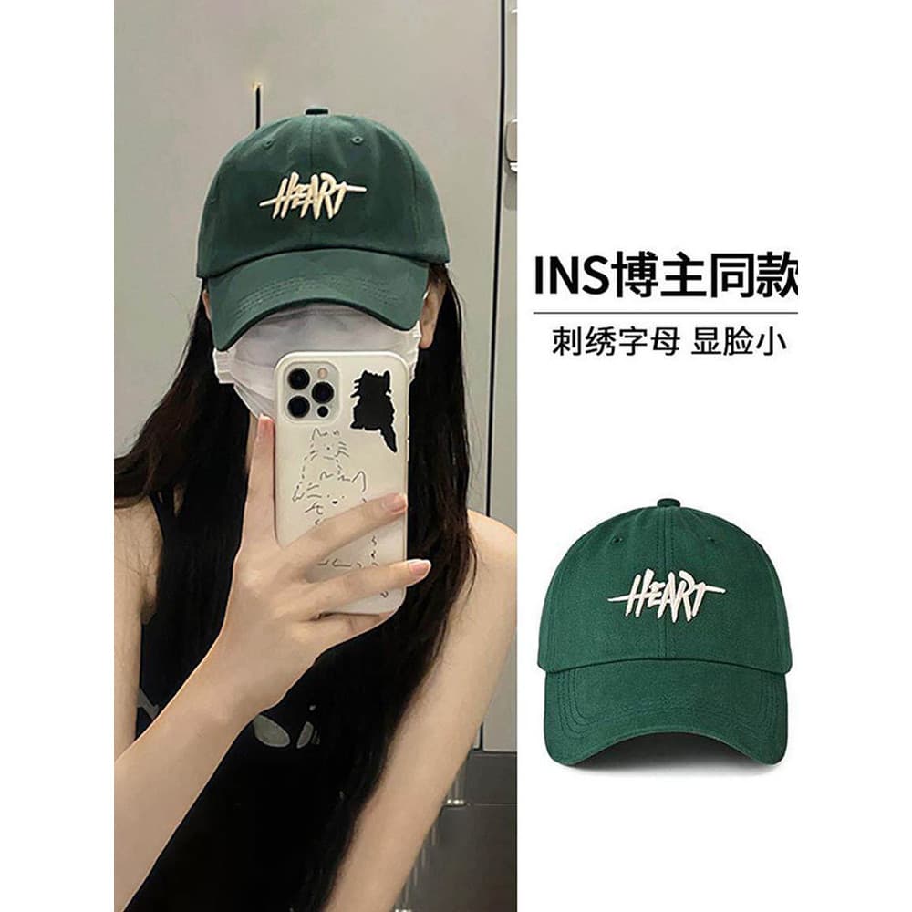 Wang Yibo mesmo estilo boné de beisebol de aba larga feminino 2026 influenciador novo estilo rosto pequeno casal estilo