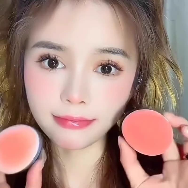 Recomendado por Li Jiaqi Almofada Preguiçosa Blush Cabeça de Cogumelo Cor Encolhível Expansão Cor Natural Novo Estilo Mo