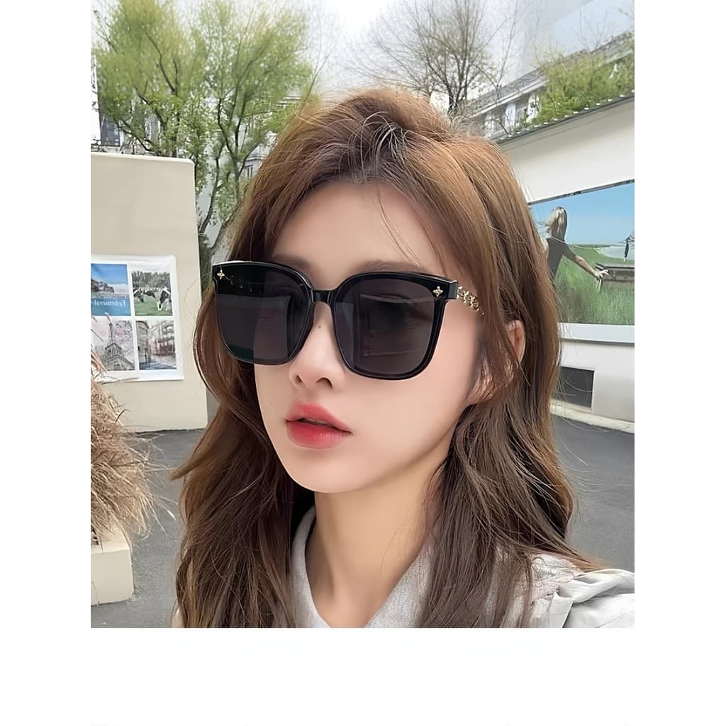 Novo estilo óculos de sol feminino High-End sentimento ins estilo influenciador polarizado protetor solar óculos de sol