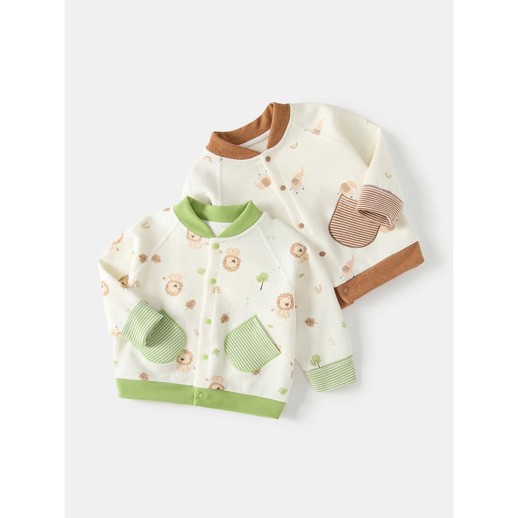 Masculino feminino bebê de manga comprida Cardigan crianças jaqueta fina primavera outono infantil topo dos desenhos ani