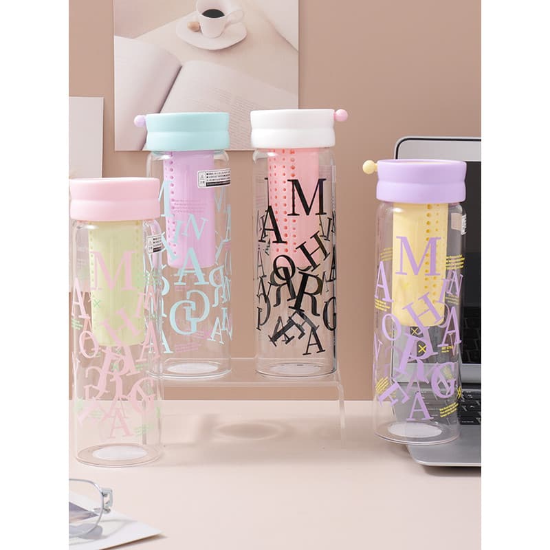 Vidro prático com alto teor de borosilicato XIMIVOGUE Ximei Eslite Beidi Series (520mL)