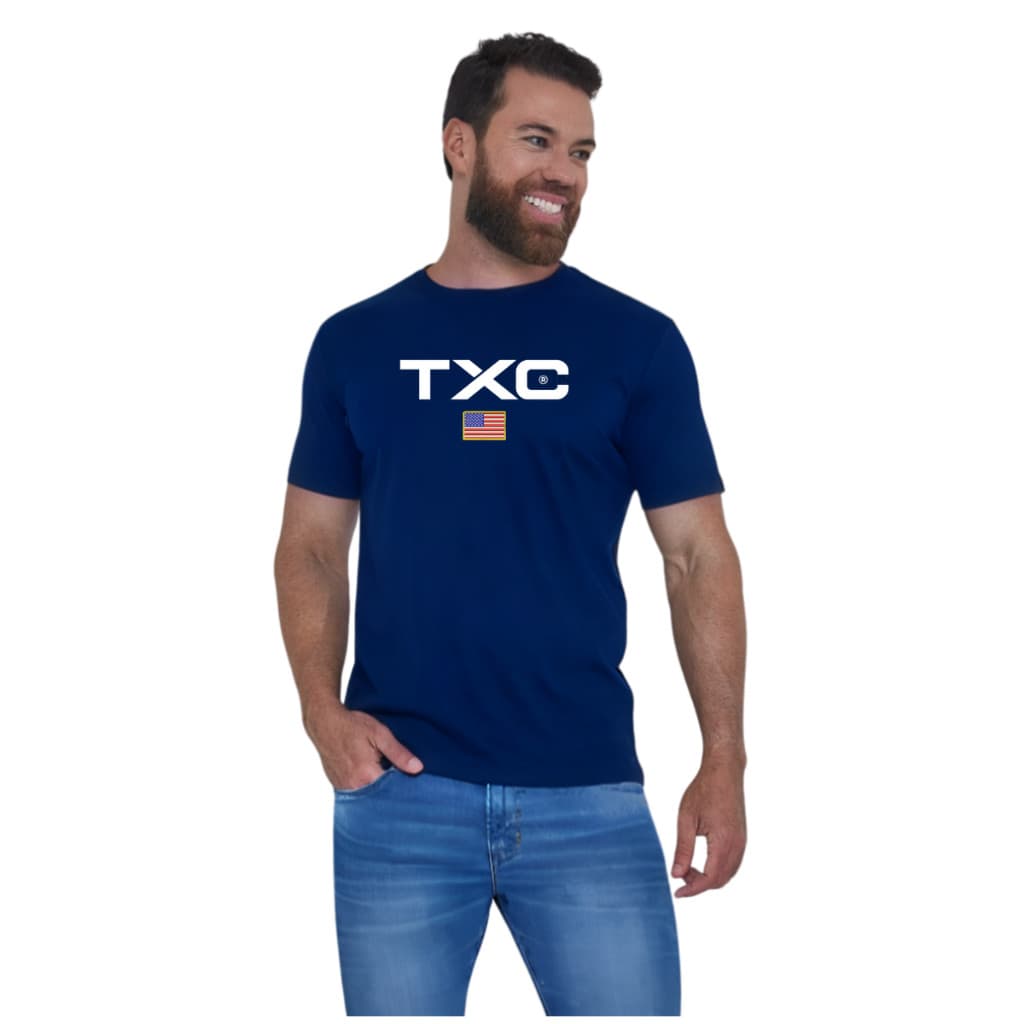 Camiseta Camisa Txc Moda Country Masculina Algodão 30.1 Farm Texas Estados Unidos