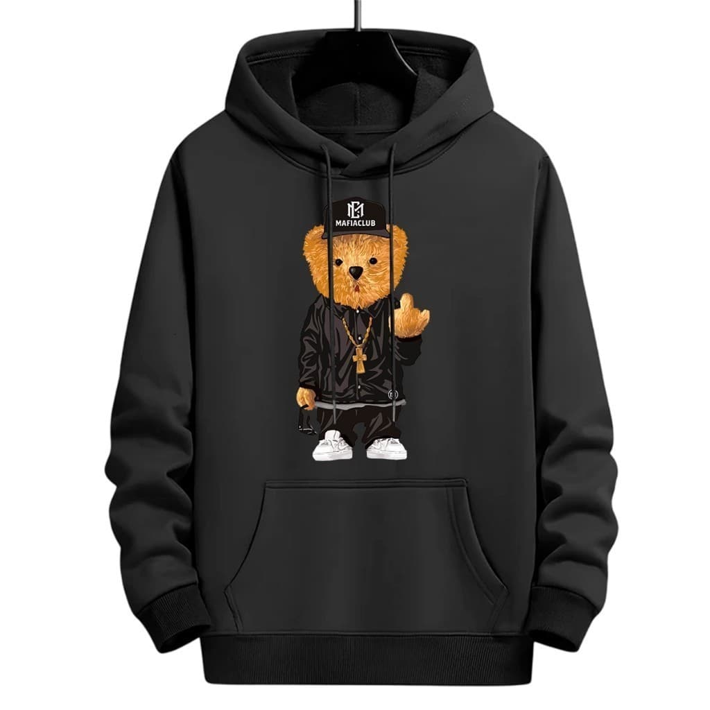 Blusa de Moletom Urso Mafiaclub Masculina Feminina Casaco Unissex Lançamento 2024 Envio Imediato