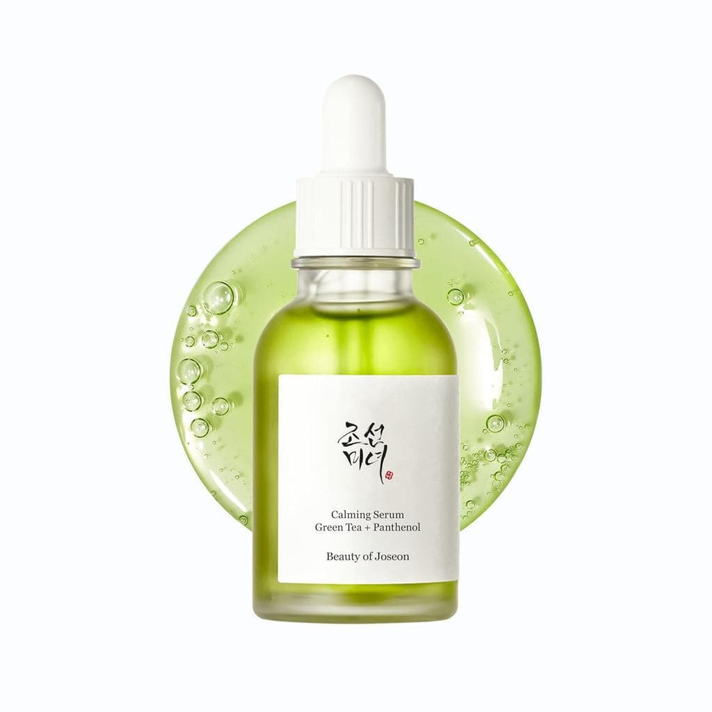 Sérum Calmante de Chá Verde e Pantenol, Hidratante, Para Peles Sensíveis, Acneicas, Irritadas pelo UV, Cuidado Diário Co