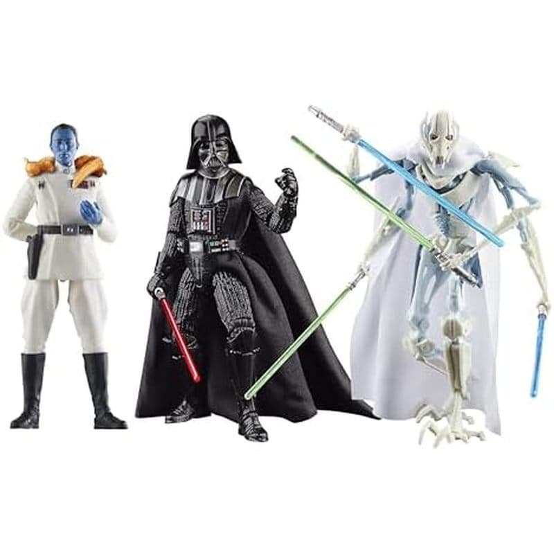 STAR WARS The Black Series Darth Vader , Grand Almirante Thrawn , General Grievous , Masters of Evil Figura De Ação Cole