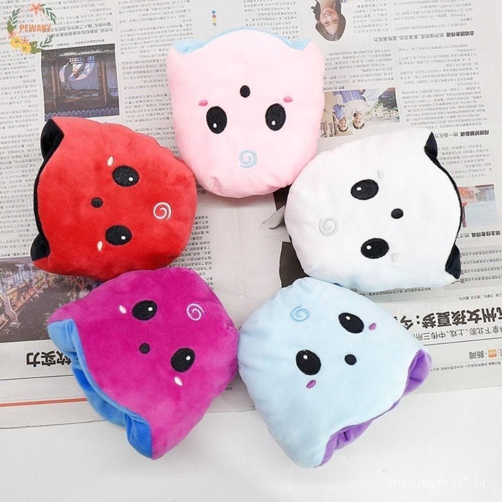 PEEWANY1 Boneca Fantasma Reversível , Coleção De Bonecas De Pelúcia , Brinquedo Animal Dupla Face Macio , Humor Fofo Ani