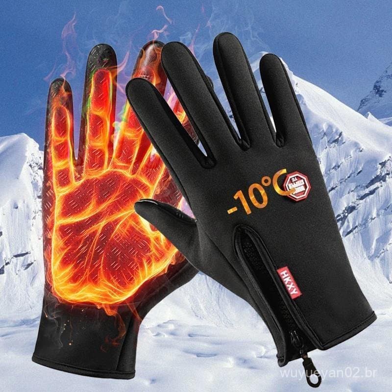 Luvas De Inverno Para Homens E Mulheres Com Tela Sensível Ao Toque Frias Ar Livre Quentes