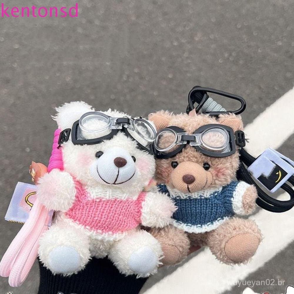 Chaveiro De Urso Piloto Kentondx , Pelúcia De Animal , Boneca Fofa De Decoração