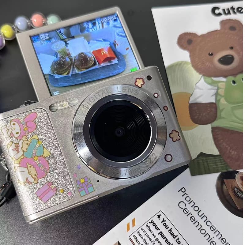 Câmera CCD Estudante Digital HD Campus Filme Retro de Nível de Entrada Sensação Portátil Pequeno Cartão de vlog