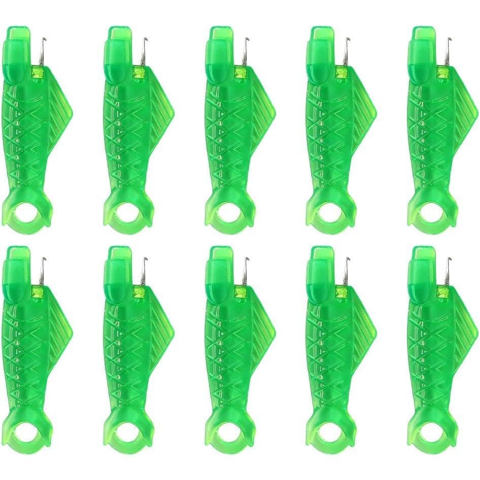 Conjunto de 10 peças de passador de linha para máquina de costura, passador de linha automático, ferramenta de passagem