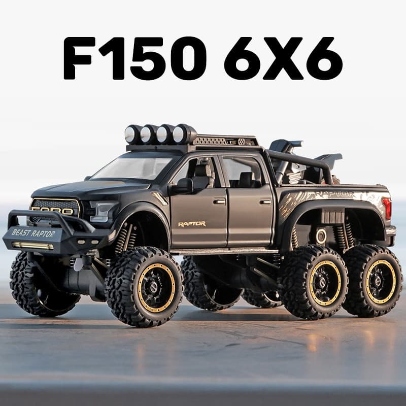 1 : 28 Balança Ford F150 Raptor Alloy Car Modelo Diecast Carro Liga Som Leve Coleção Amantes De Carros Kids Aniversário