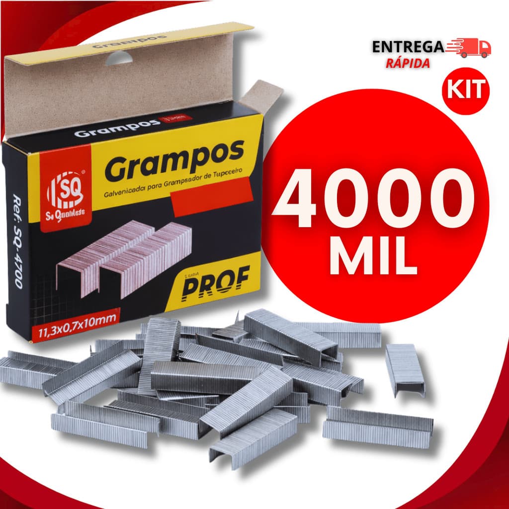 Kit Grampos Galvanizados 8mm Tapeceiro Marcenaria Artesanato Estofados Multifuncional Praticidades