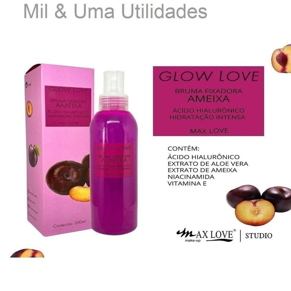 Bruma Fixadora Glow Love Ameixa Max LoveSYLS53IFSIPB