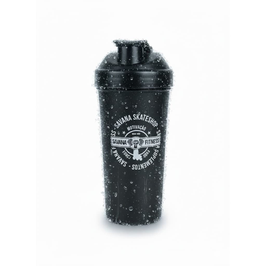 Coqueteleira Savana Suplementos PRETA 700ML