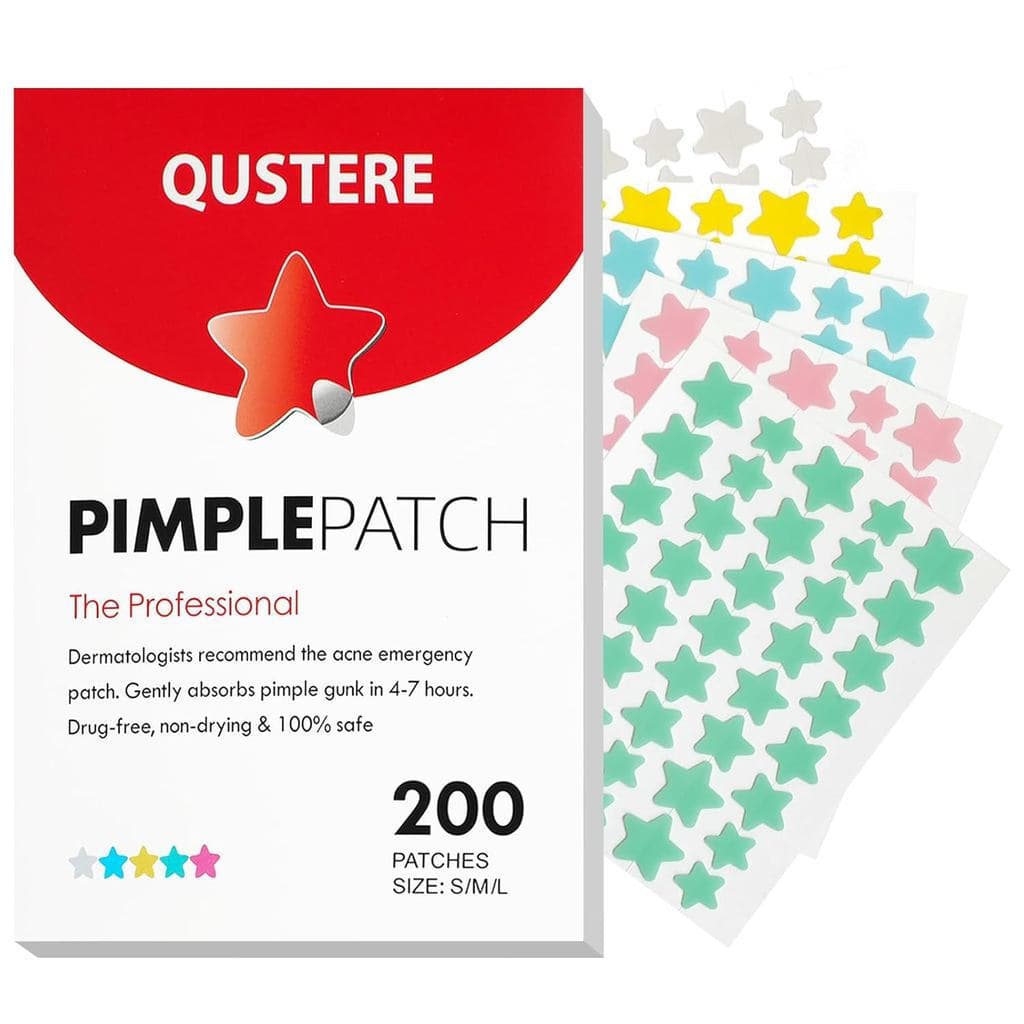 Adesivos para Espinhas no Rosto, Adesivos Hidrocoloides para Acne, Protetores de Espinhas em Formato de Estrela, Adesivo