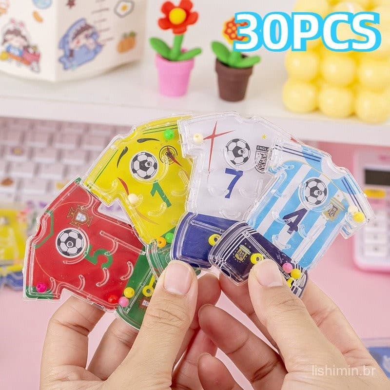 30pcs Jersey Maze Souptoys Placa De Pinball Jogo De Mesa
