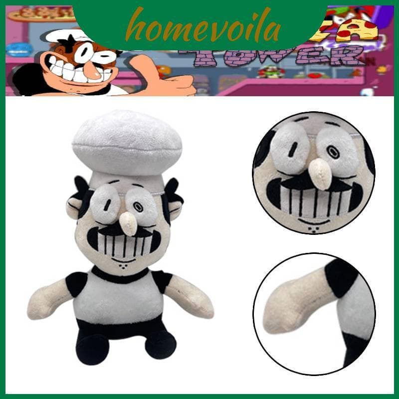 Boneca de Pelúcia Pizza Tower Peppino | Presente para Fãs e Colecionadores