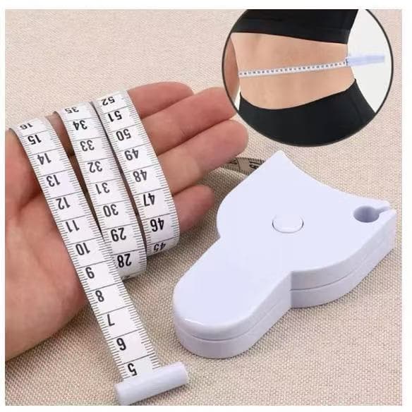 1.5m Fita Métrica Automática Fitness Telescópica Medidor De Busto E Cintura ER-4813
