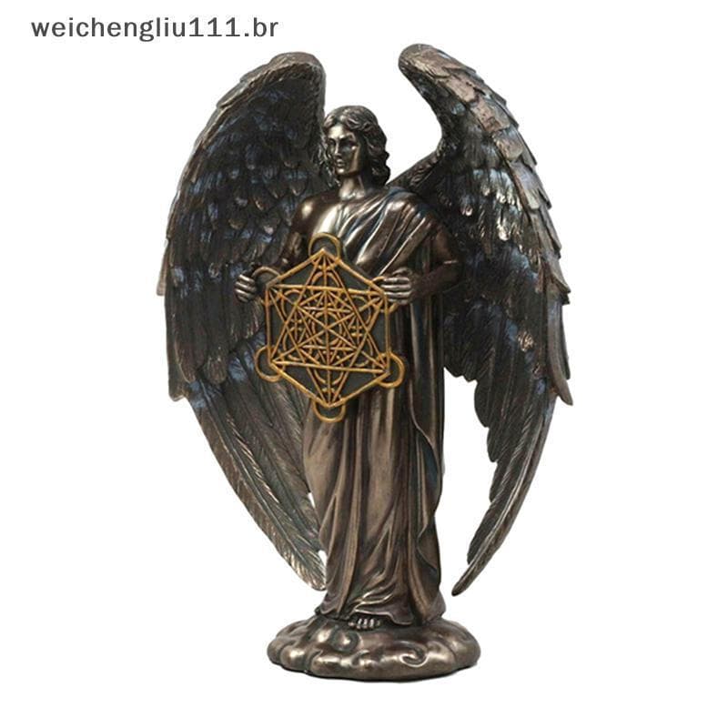#     Amuleto Judaico Weicheng, Anjo Metatron Segurando a Flor da Vida, Corpo Celeste Geométrico, Dispositivo de Cópia d