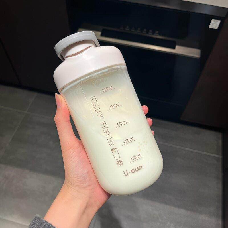 Esportes Fitness proteína em pó shaker copo portátil escala copo portátil beber direto portátil café da manhã especial s