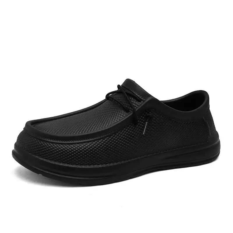 Mocassins masculinos sapatos de Chef sapatos masculinos Material EVA preto temporada chuvosa ao ar livre estilo Commuter