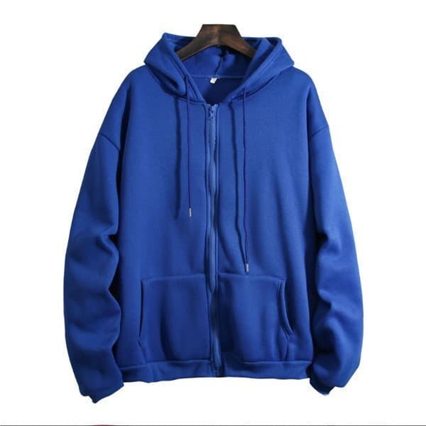 Europeu americano solto moletom com capuz feminino outono inverno tamanho grande zíper Cardigan topo pre