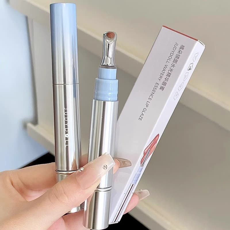 Juduo juduo brilho labial gelo diamante essência Tremella espelho de gelo brilho de água g02 lábio transparente esmalte