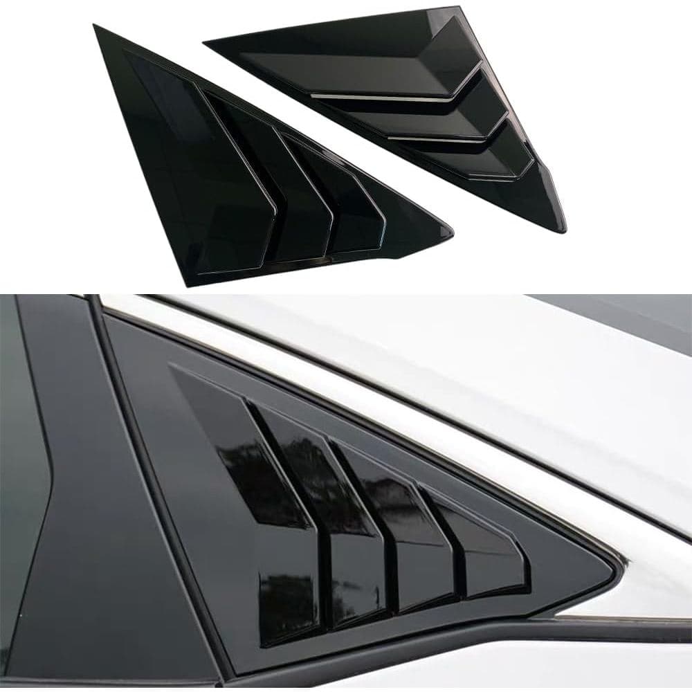 Para Honda Civic Sedan 11ª Geração 2022 2023 2024 2025 2026, Cobertura Decorativa para Janela Lateral Traseira Estilo Ra