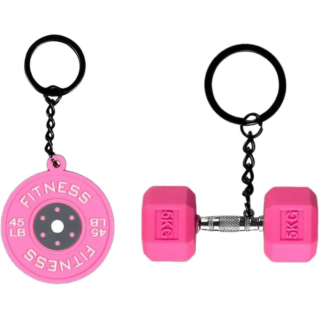 Bonito Mini Haltere Chaveiro Para Mulheres Fitness Barbell Mochila Charme Legal Saco Amantes Do Ginásio O Aniversário Pr