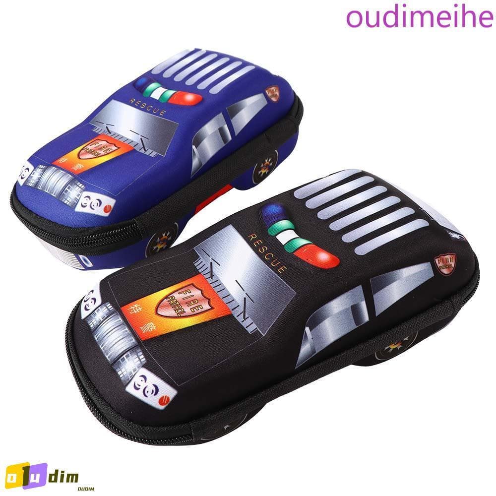 OUDIMEIHE Estojos Para Lápis De Carro EVA Racing Car Pen Holder Sacos De Armazenamento Desenhos Animados Bolsa De Papela
