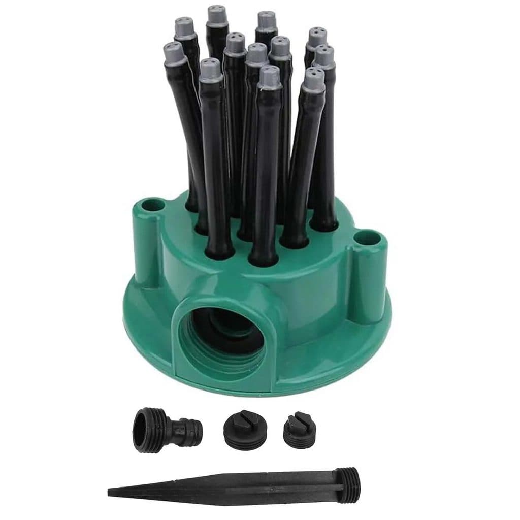 Aspersor Jardim Pulverizador 360 Graus Irrigaçao Plantas Plantio Horta Gramado Sprinkler Quintal