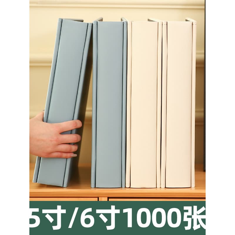 Álbum livro grande capacidade álbum de família 17cm 20cm 1.000 folhas armazenamento de fotos casal álbum comemorativo in