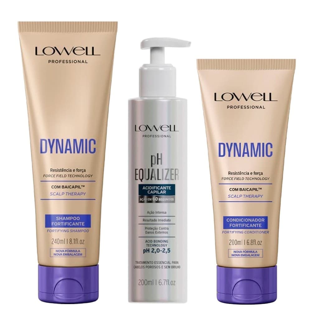 2101LW– Kit3 PH Equalizer 200ml + Shamp Dynamic 240ml + Condic Antiqueda 200ml