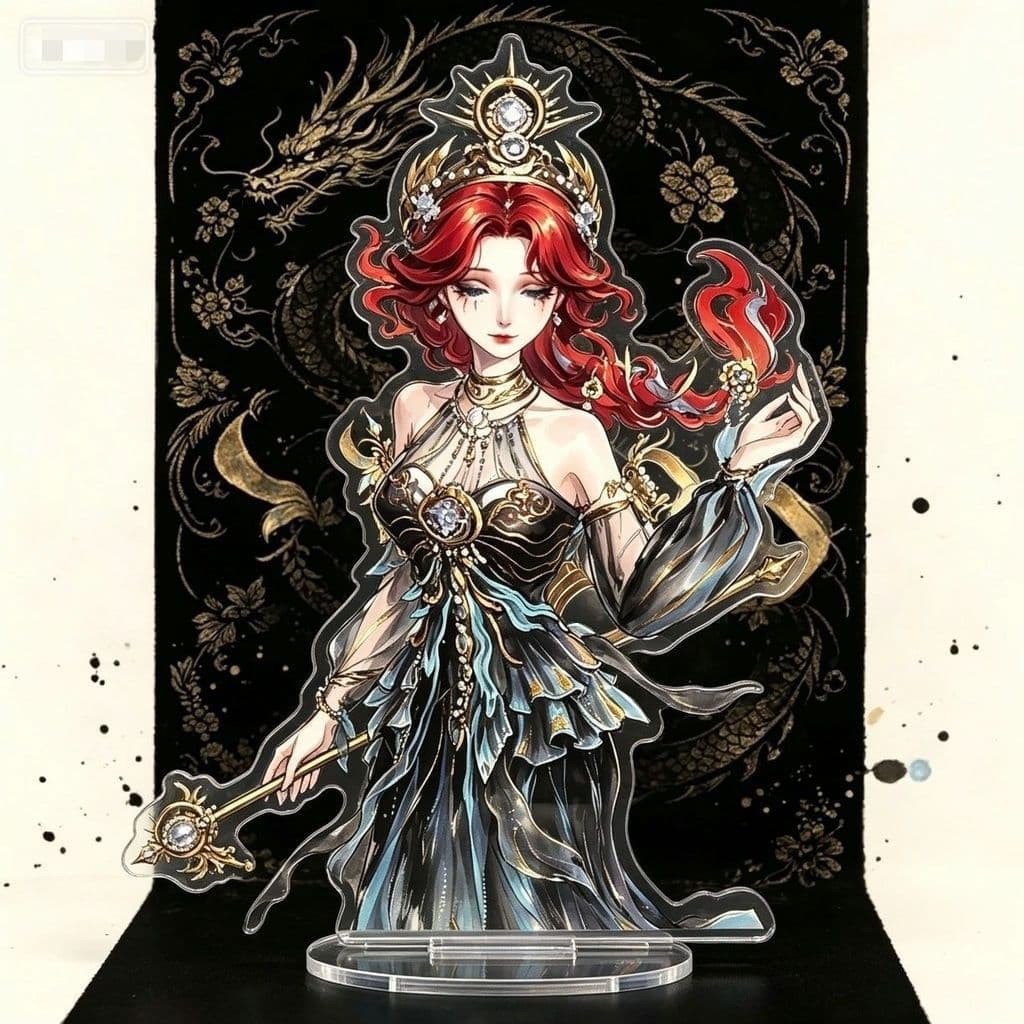 Identidade V Fisher Girl Acrílico Stand Jogo Periférico Ornamento De Mesa