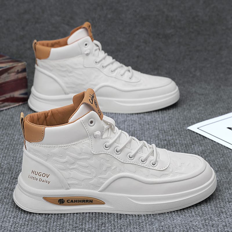 Outono inverno sapatos brancos masculinos All-Match Casual sapatos de alta qualidade versão coreana na moda sapatos de d