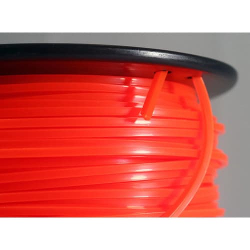 Fio De Nylon Bristol Quadrado 2.7mm P/ Roçadeiras Rolo 2kg Laranja