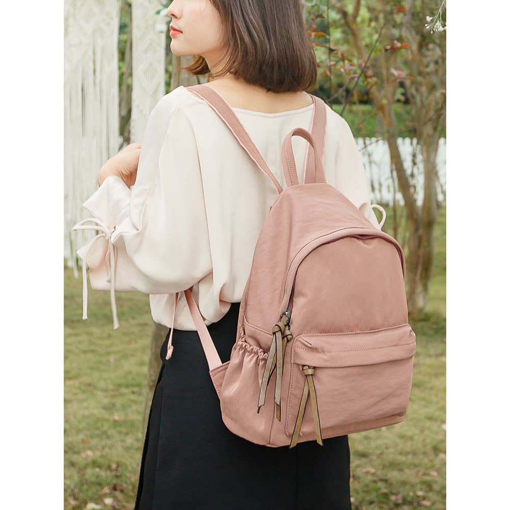 Wang e Rika mochila feminina novo estilo All-Match Casual leve mochila de lona de náilon Oxford pano mochila de viagem f