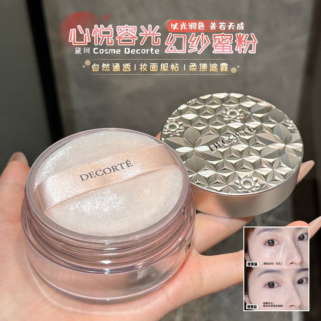 Sensação de pele impecável!Pó solto cosmético Xinyuerong luminoso sedoso pó solto fixação maquiagem controle de óleo por