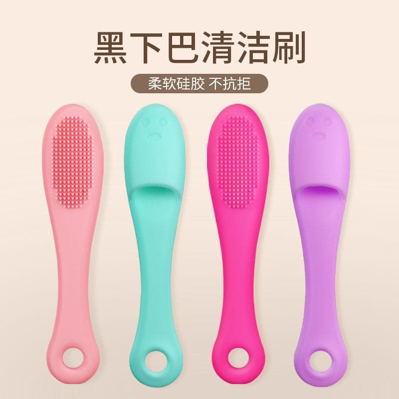 Escova de dentes japonesa para animais de estimação, escova de dentes de Silicone para remover manchas de dente, tártaro