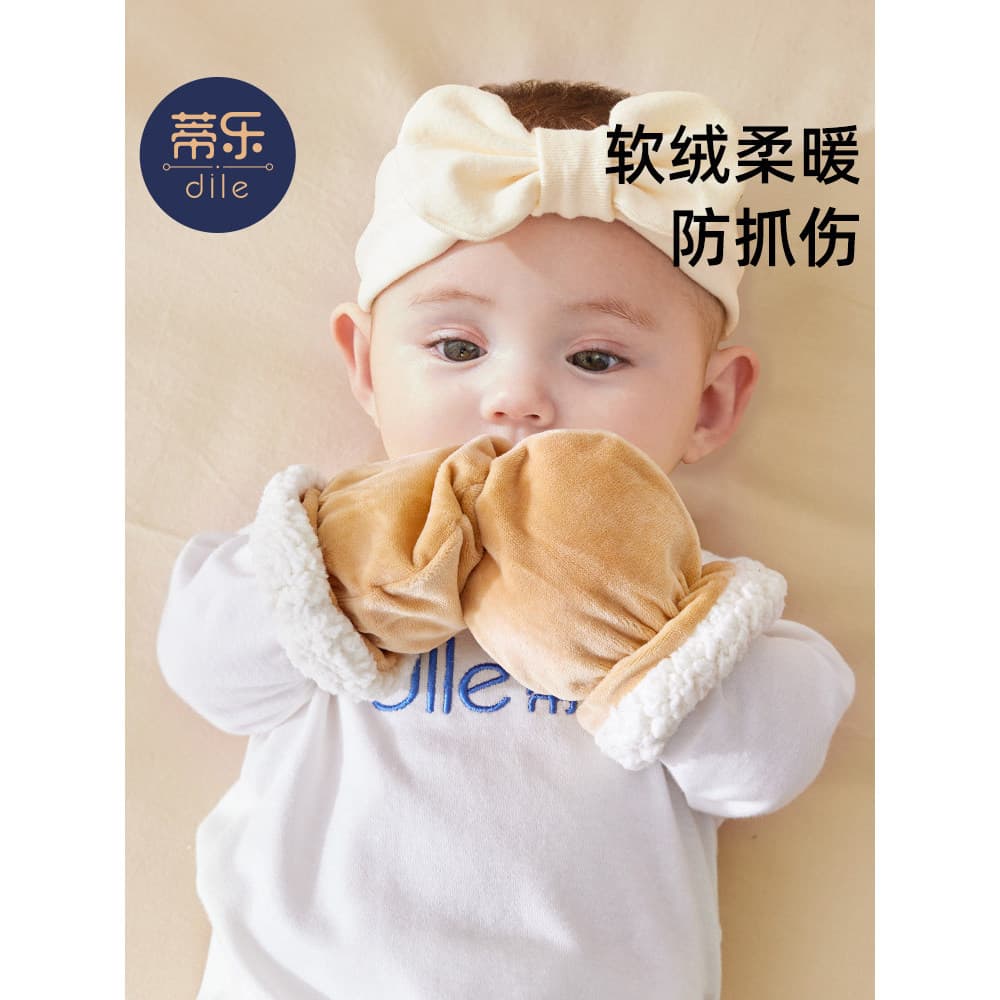 Tilly luvas de bebê inverno 0-1 anos de idade 2 pequenos luvas de bebê velo-velo crianças pequenas luvas quentes meninos