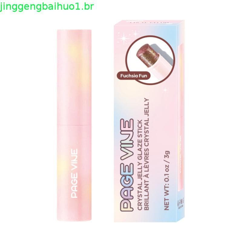 PAGE VINE Crystal Jelly Glaze Stick Eye Shadow, Eyeliner Pen, Brightening Pen, Ultra Shi Multi-color Eye Shadow Highli