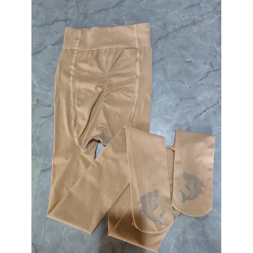 D42-36 feminino outono primavera impervível carne cor da pele meia-calça antiderrapante levantamento de bunda mais magro