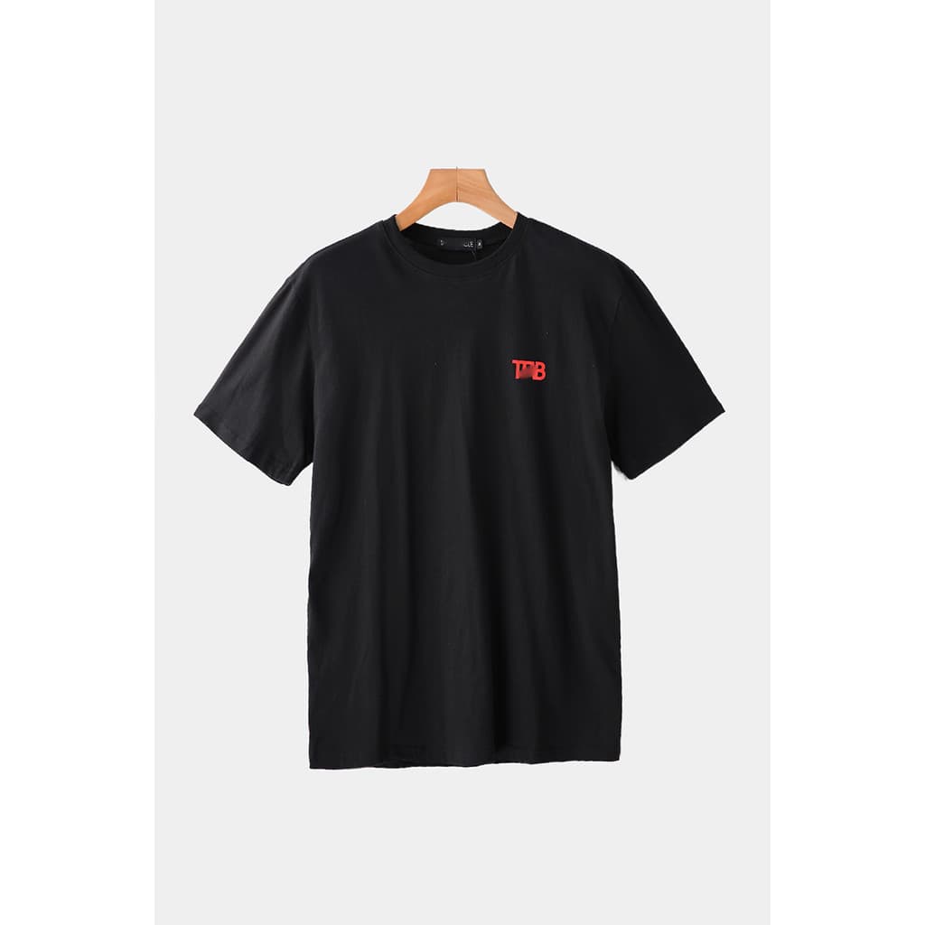 XXX série Street Wear retirada gabinete verão novo estilo Commuter All-Match puro algodão em torno do pescoço camiseta U