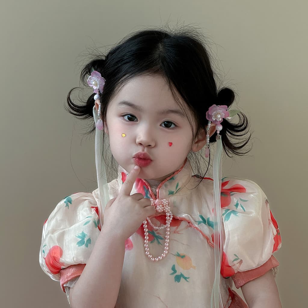Hanfu acessórios para o cabelo crianças antigo Streamer grampo de cabelo meninas flor borla Hairpin doce menina bebê est
