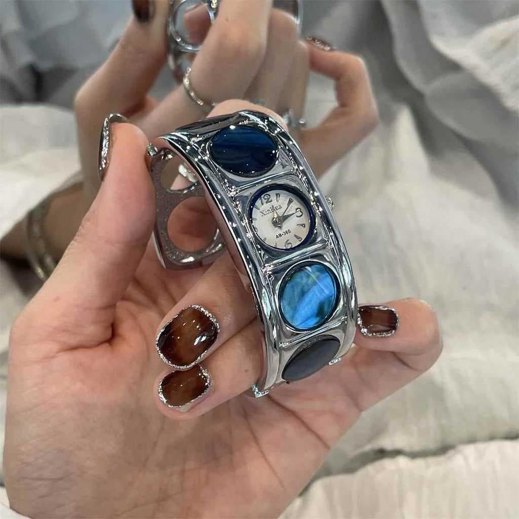 Pulseira estilo relógio feminino nicho relógio mecânico luz luxo feminino relógio marca genuína novo estilo meninas reló