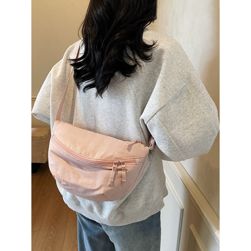 bolsa feminina bolsa transversal feminino Bolsa leve feminina Casual pano de náilon repelente de água sela saco de grand