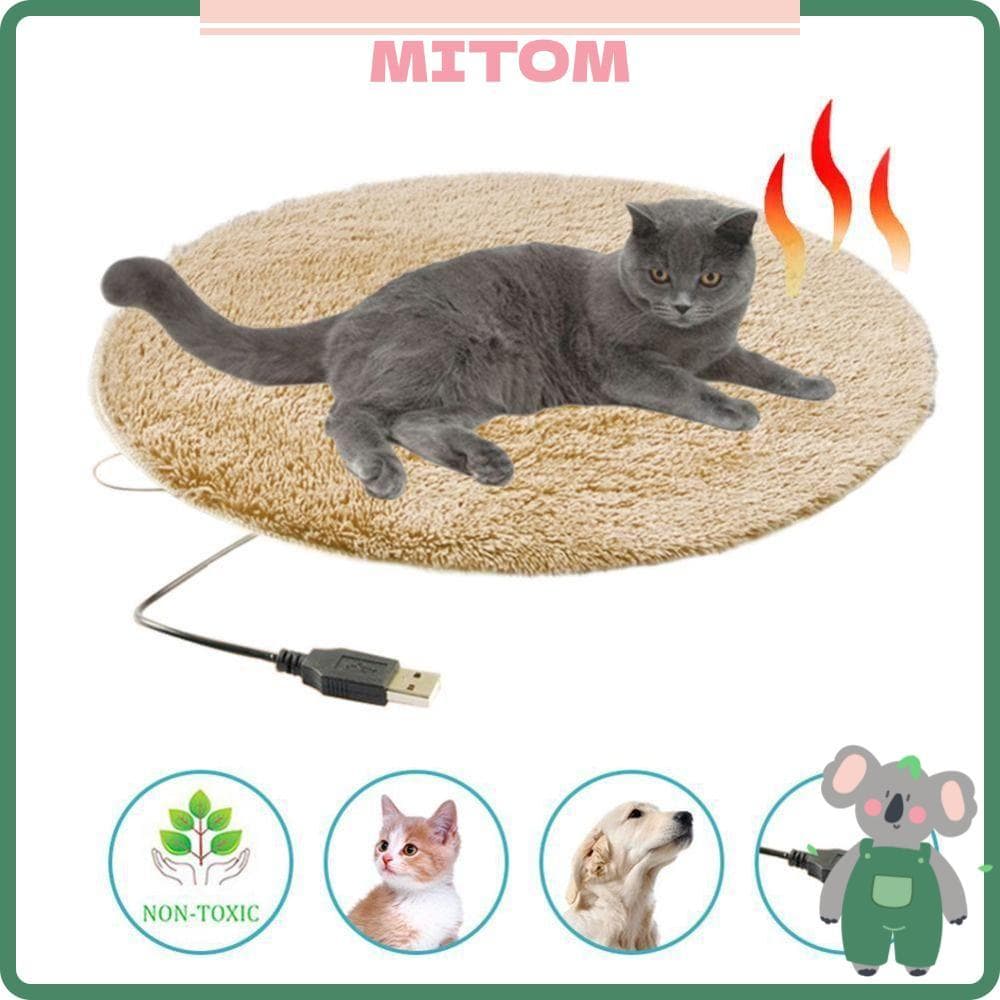 Almofada De Aquecimento Para Animais De Estimação MITOM , Impermeável Anti-Vazamento Cães E Gatos , Aquecedor De Inverno