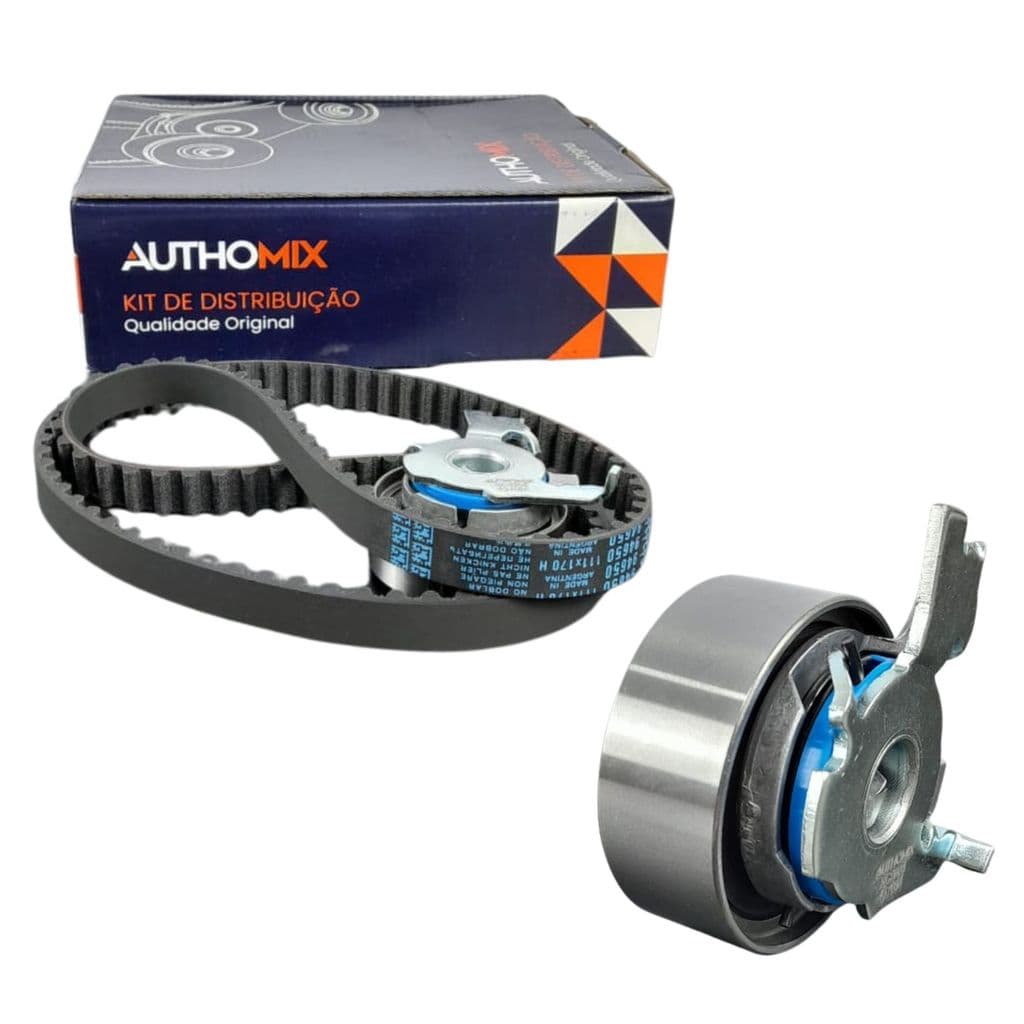 KIT CORREIA DENTADA E TENSOR DISTRIBUIÇÃO GM AGILE CELTA PRISMA ONIX COBALT SPIN FIAT PUNTO SIENA